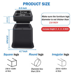 ANNKUT gros plan texture plastique PP durable pour stabilité