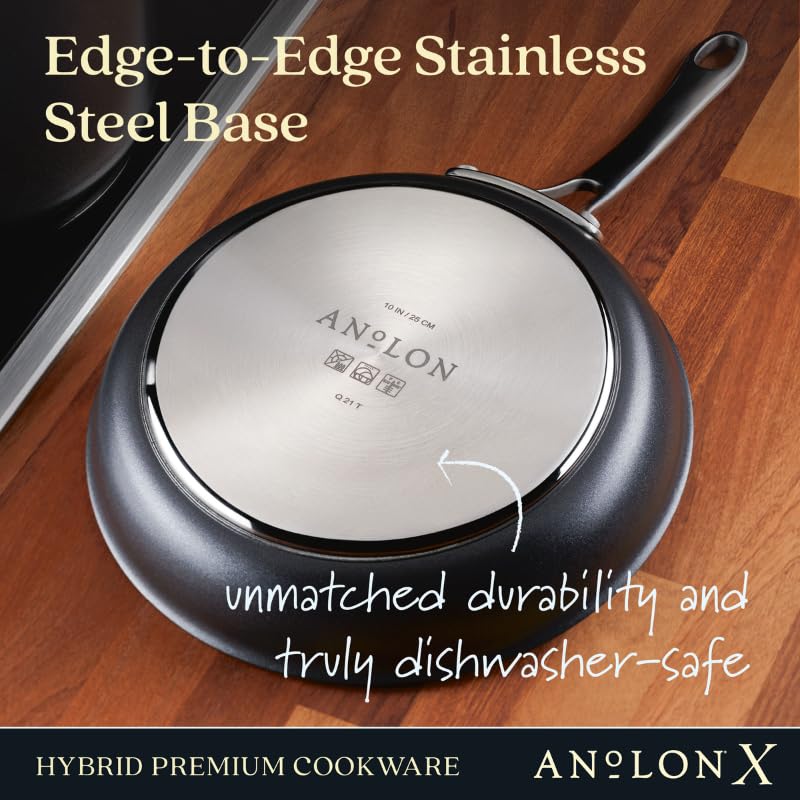 Anolon surface antiadhésive lisse facilitant cuisson et démoulage