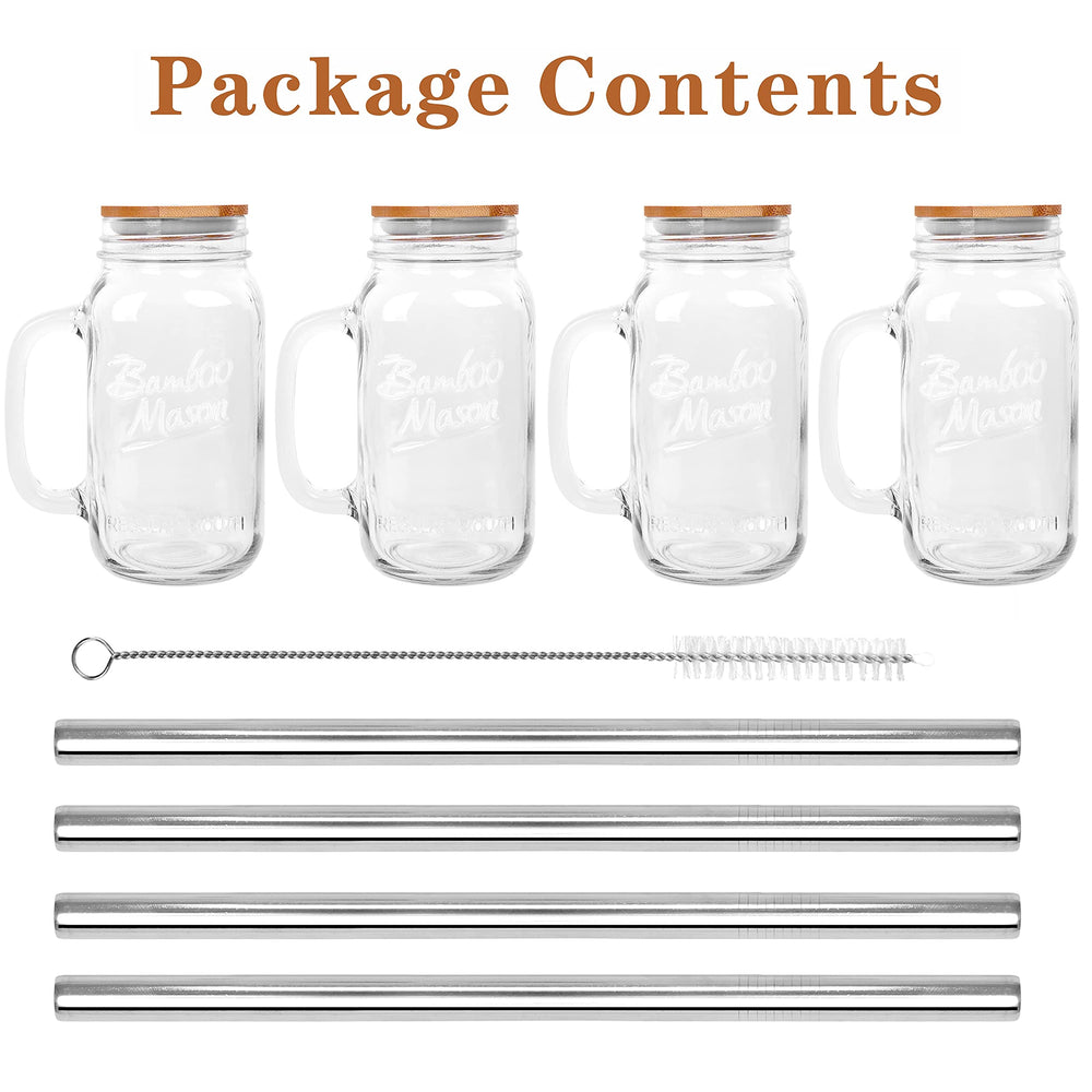 ANOTION ensemble mason jars en pique-nique lifestyle élégant et durable