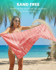 Antfuny serviette en usage sur la plage offrant confort et séchage rapide