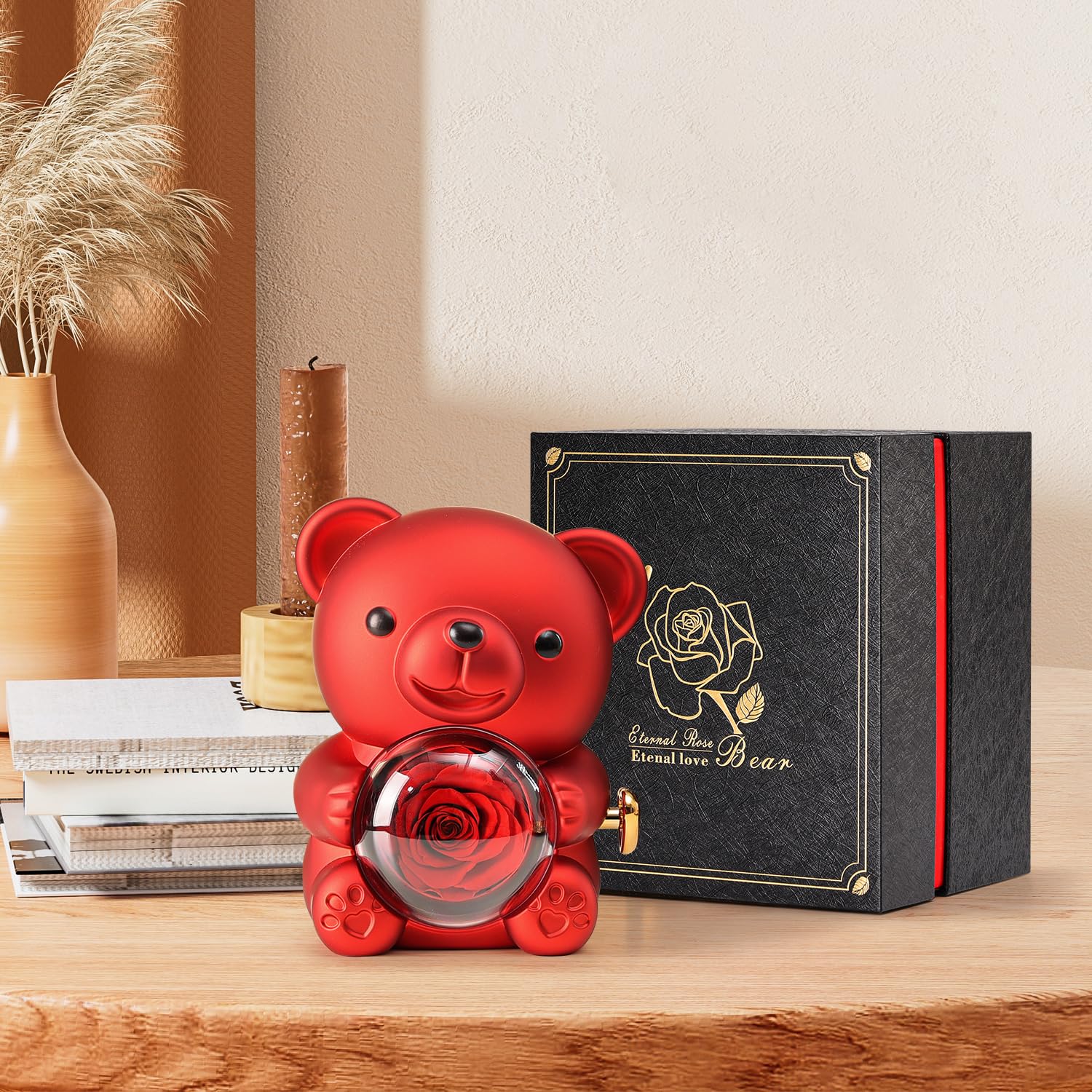 Anthonic dos du puzzle montrant message personnalisable, interaction ludique