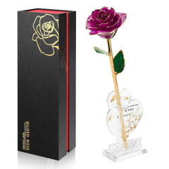 Anthonic coffret cadeau robuste protégeant la rose dorée, prêt à offrir