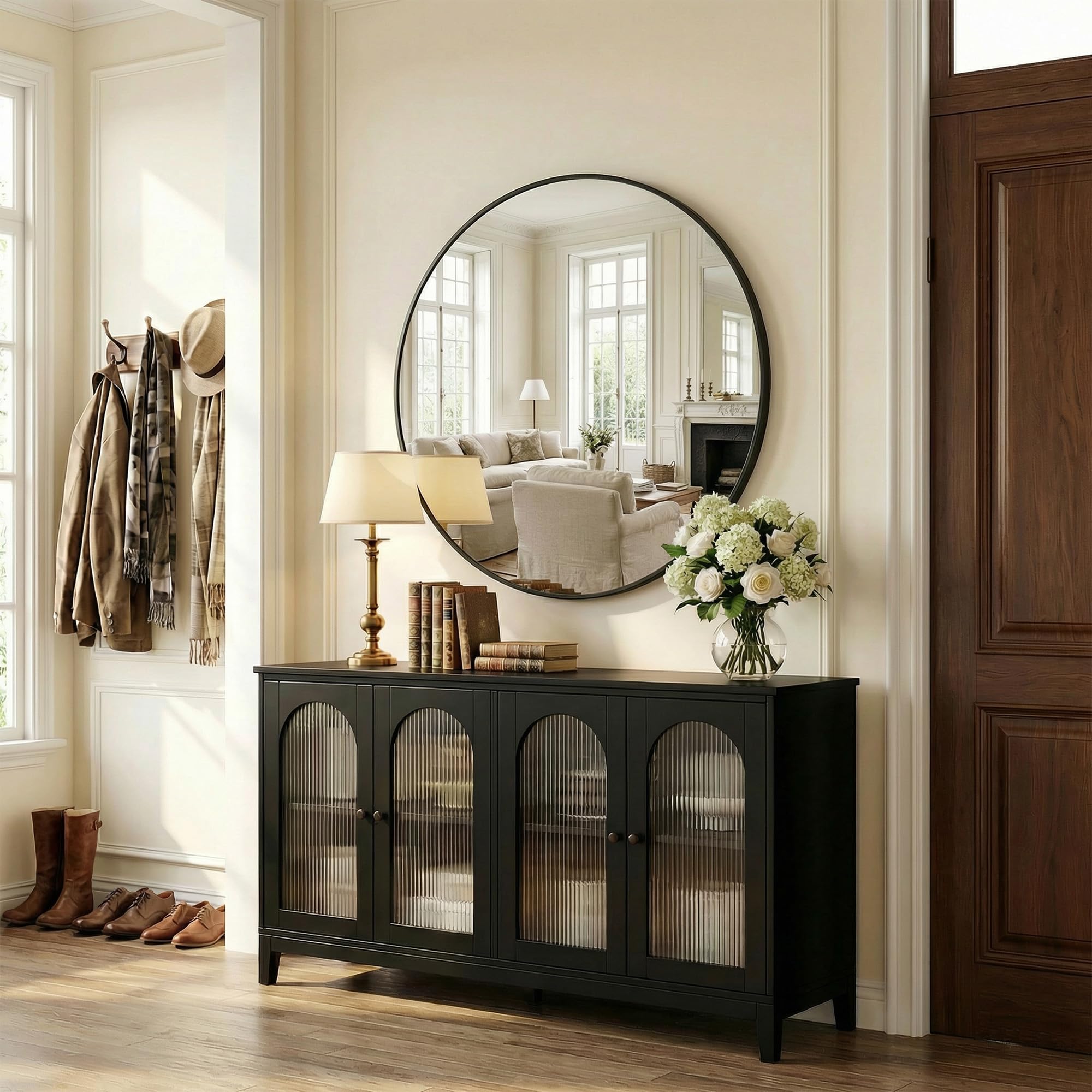 Antok miroir installé en salle de bain apportant luminosité pratique