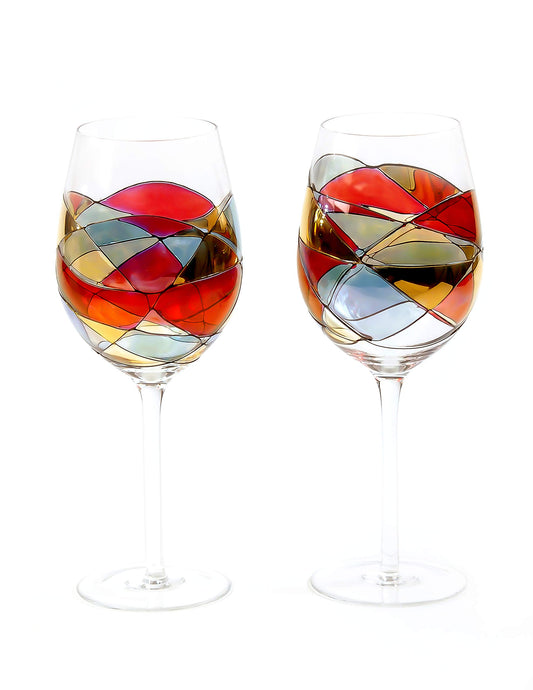 Antoni Barcelona verre face montrant design coloré et élégance