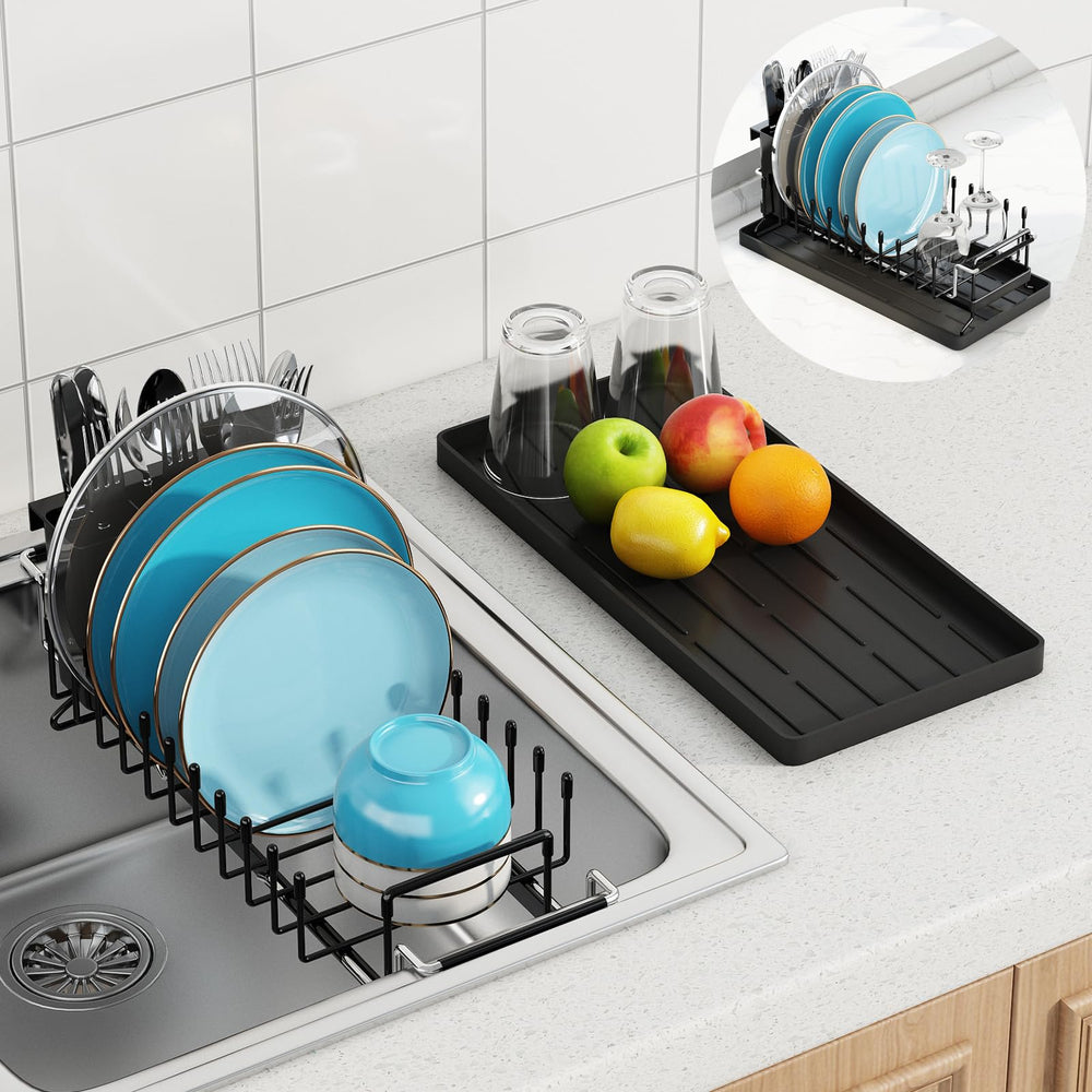 ANTOPY égouttoir face avant montrant rangement compact et gain d'espace