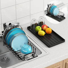 ANTOPY égouttoir face avant montrant rangement compact et gain d'espace