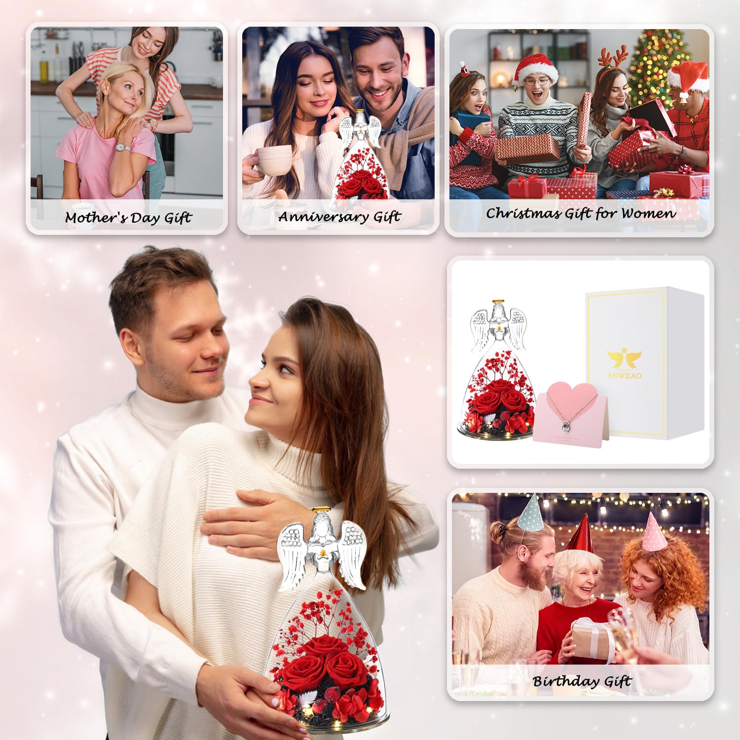 ANWEAO coffret cadeau ouvert prêt à offrir emballage soigné