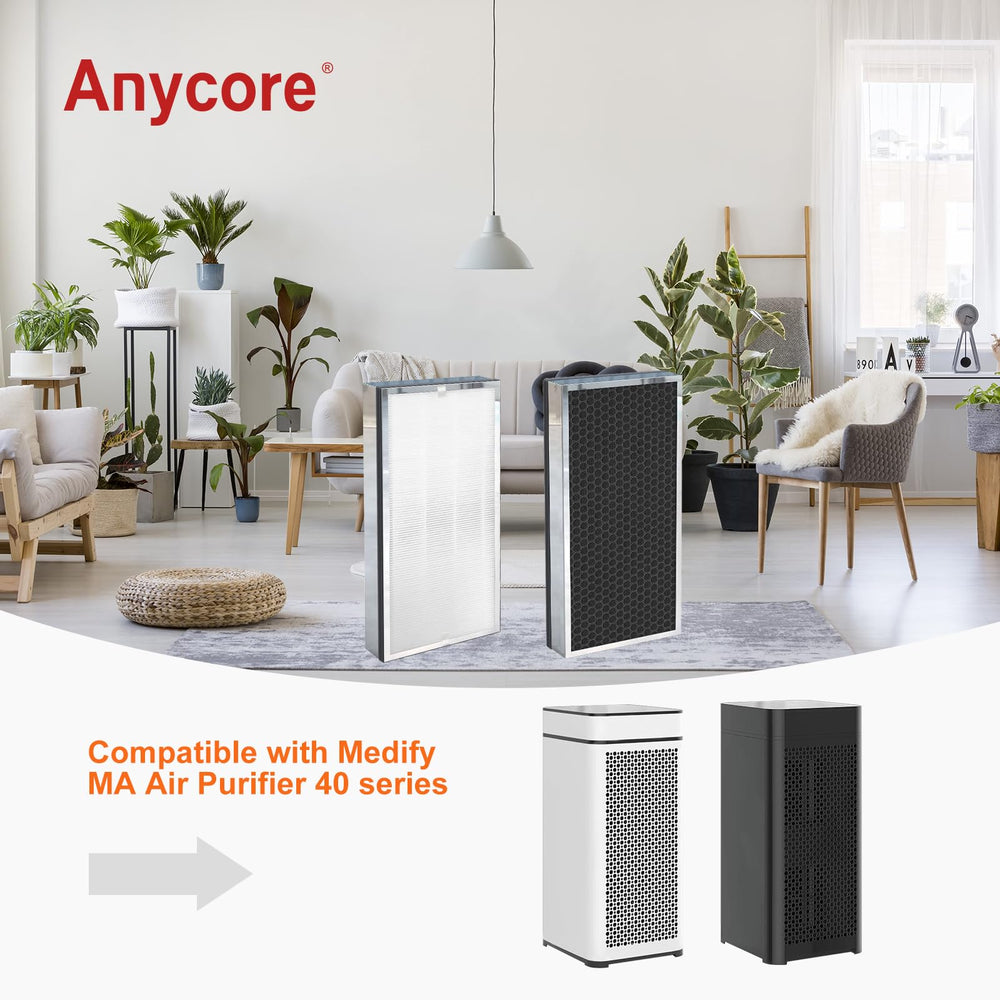 Anycore double pack prêt à l'emploi, deux filtres pour remplacement semestriel