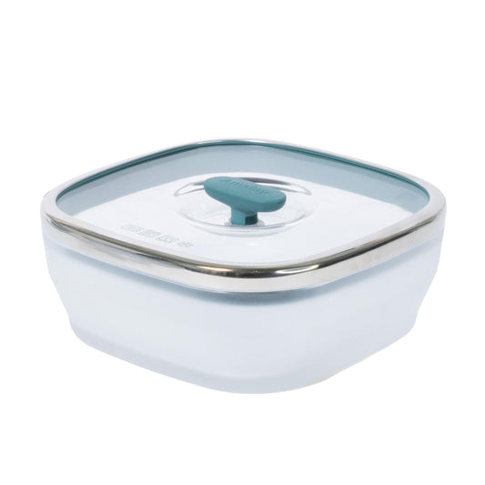 Anyday contenant en verre 5,5 tasses vue avant couleur Kale pour cuisson saine