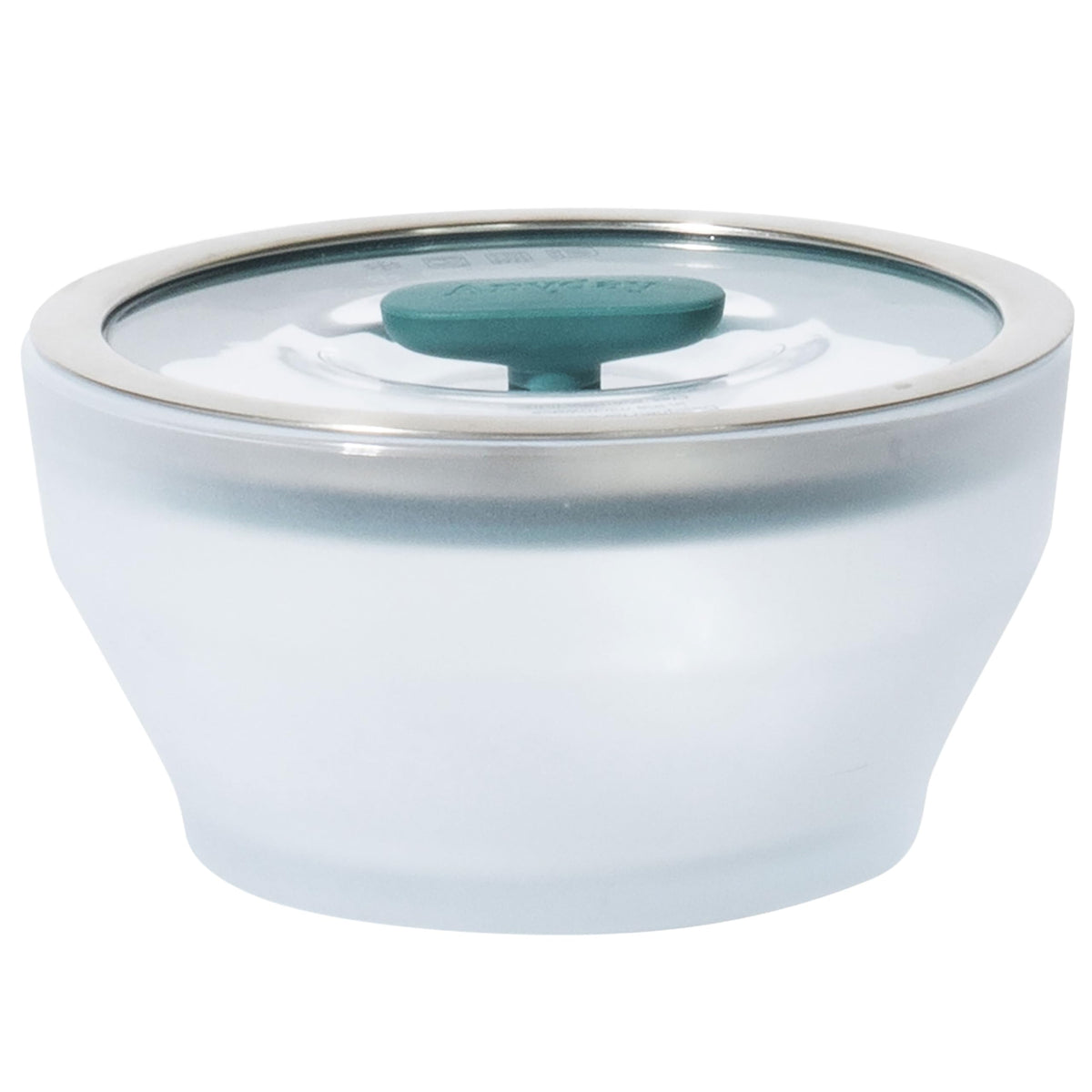 Anyday bol en verre face avant montrant la finition givrée et la capacité 4 tasses, pratique pour portions