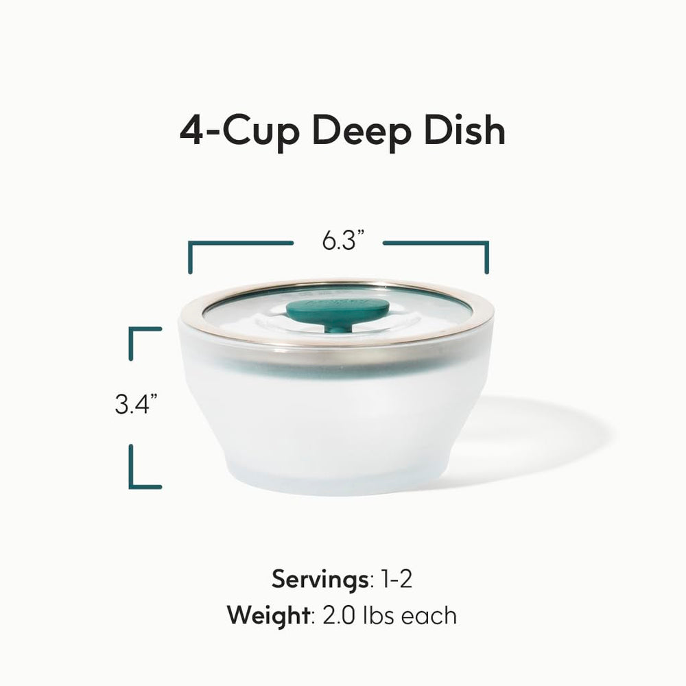 Anyday couvercle ventilé en verre avec bouton et joint silicone, assure cuisson vapeur et conservation sûre