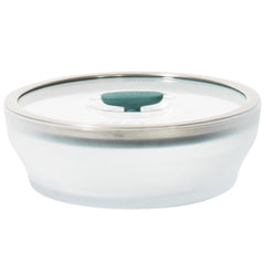 Anyday cuiseur vapeur face avant montrant le bol en verre et couvercle ventilé, durable