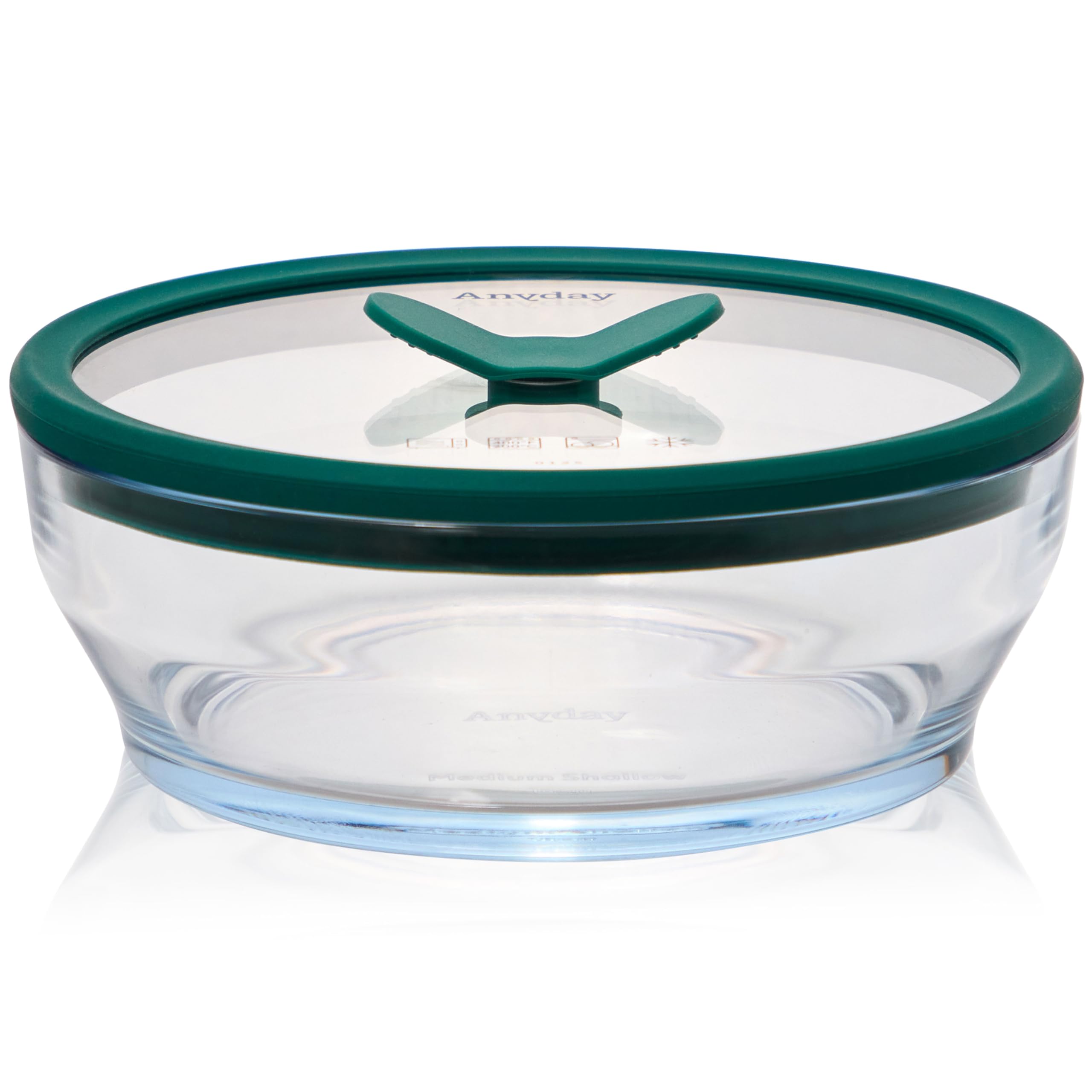Anyday plat verre face montrant étanchéité et finition hygiénique