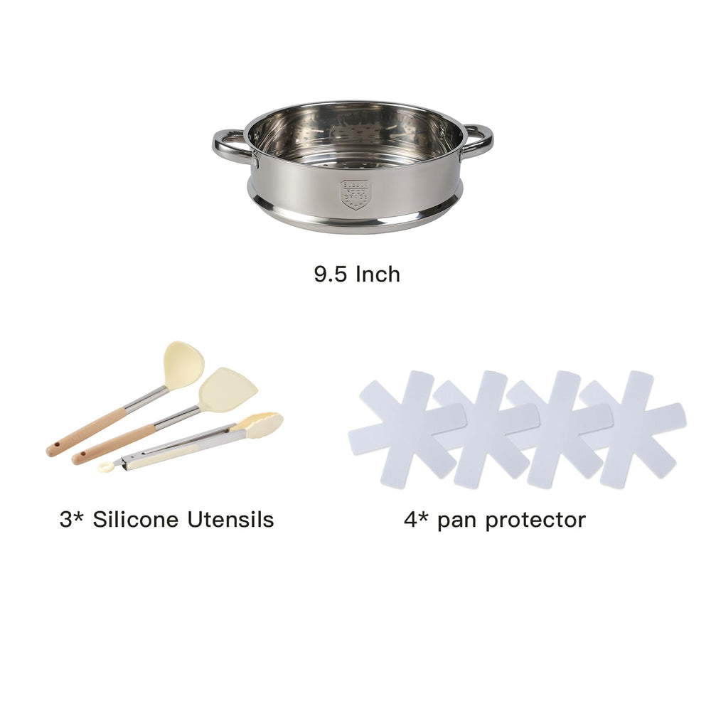 Anymark couvercle transparent pour surveiller la cuisson sans perdre de chaleur