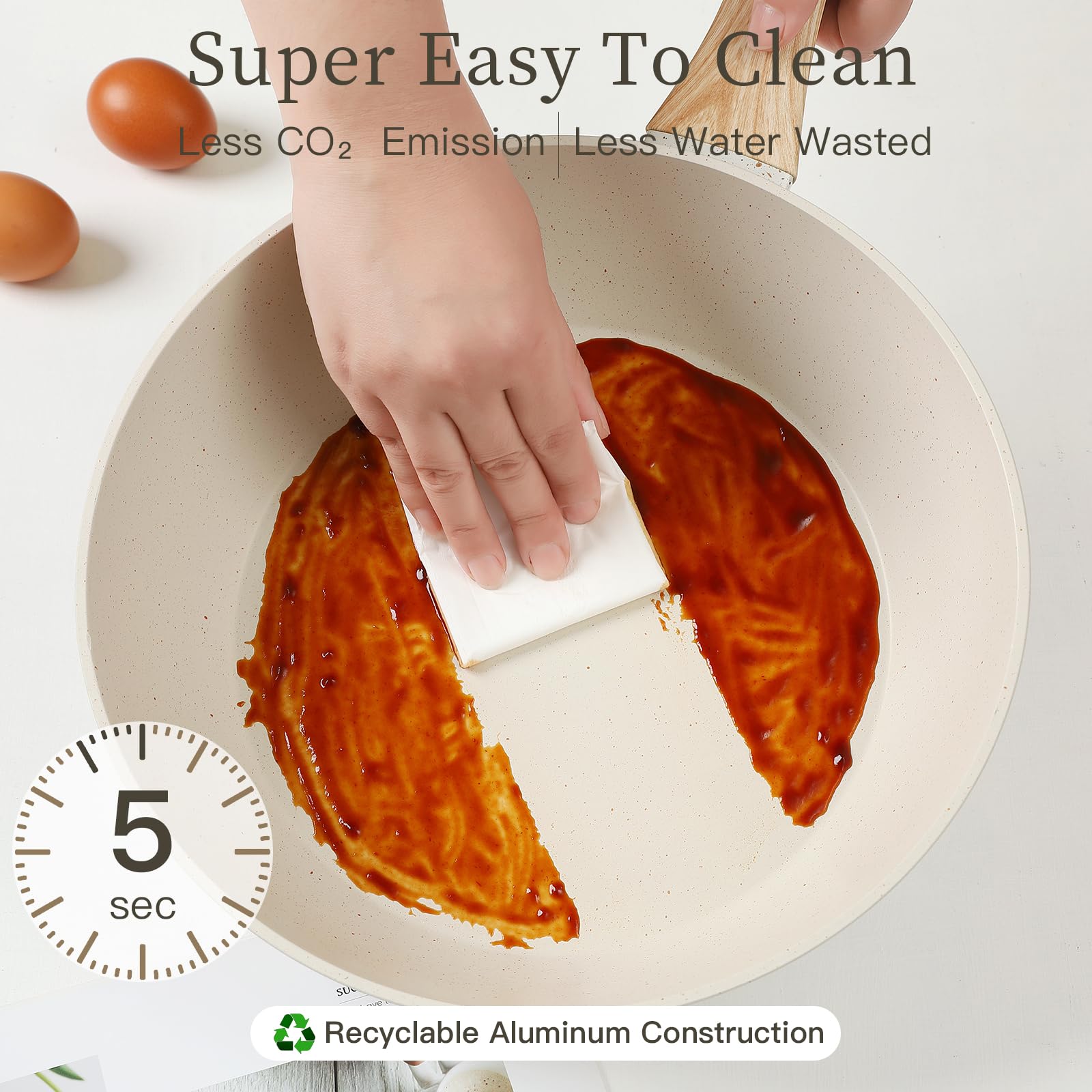 Anymark protections réutilisables montrant protection et empilement sans rayures