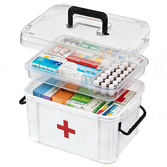 ANYPROLUS boîte médicaments face ouverte montrant organisation facile