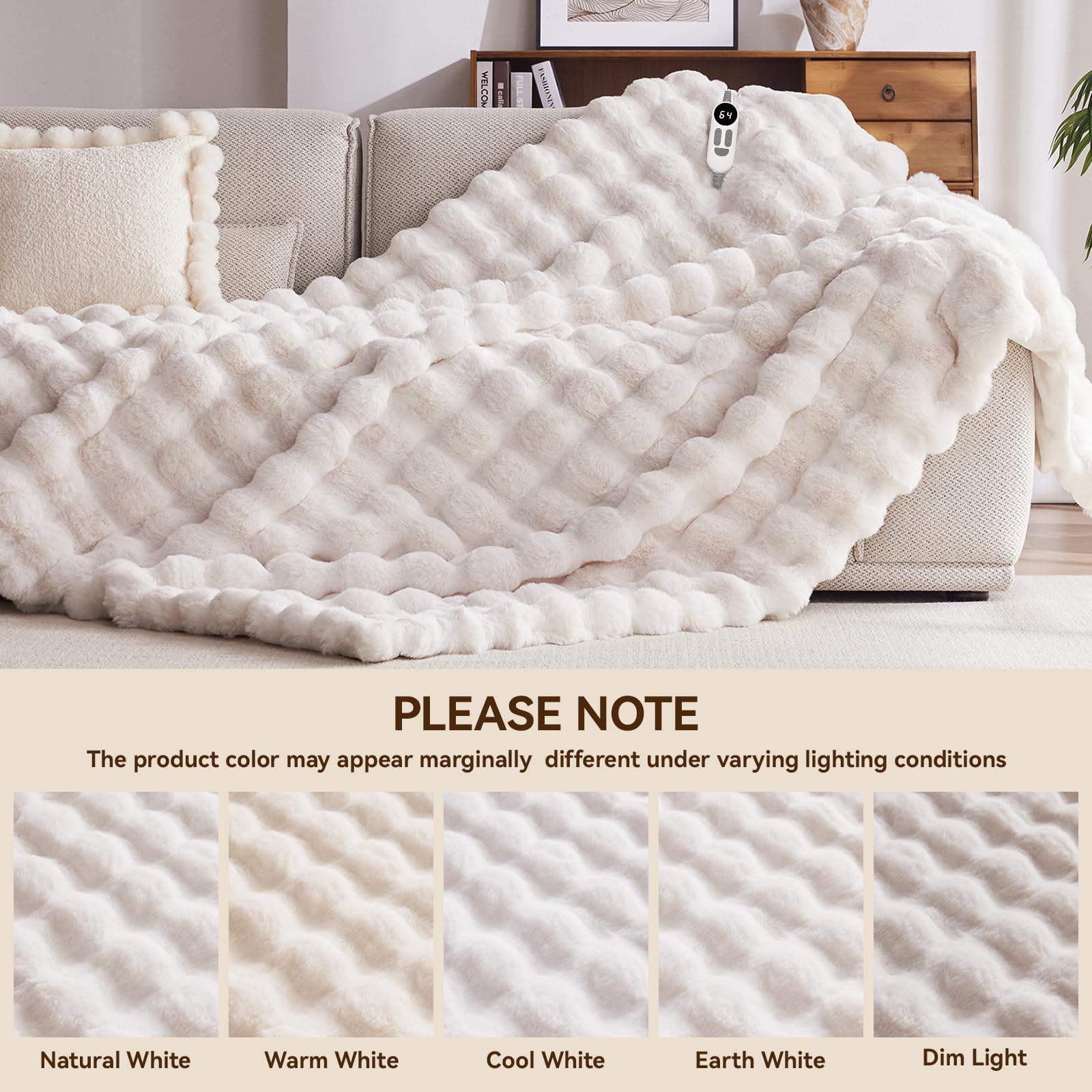 Anysay plaid utilisé la nuit sur lit pour confort et sécurité