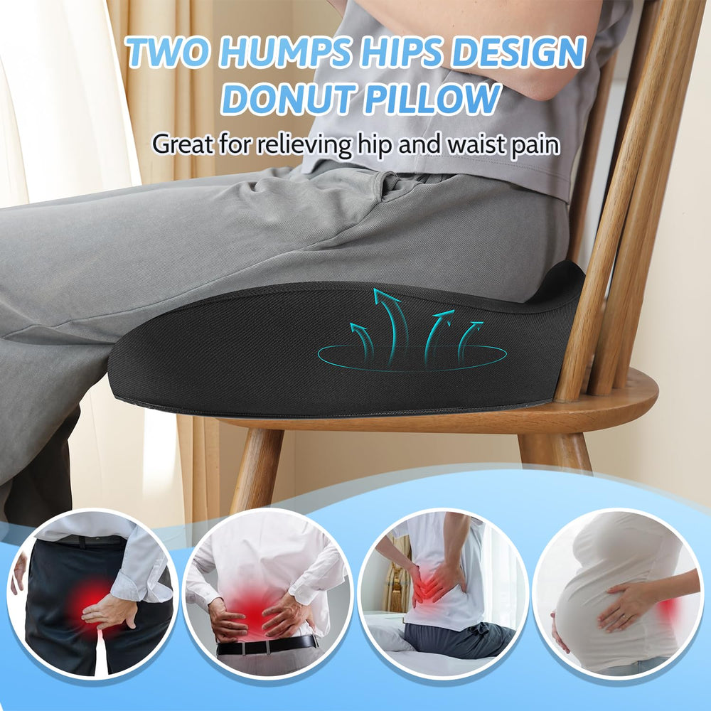 anzhixiu coussin utilisé sur chaise de bureau soulageant pression