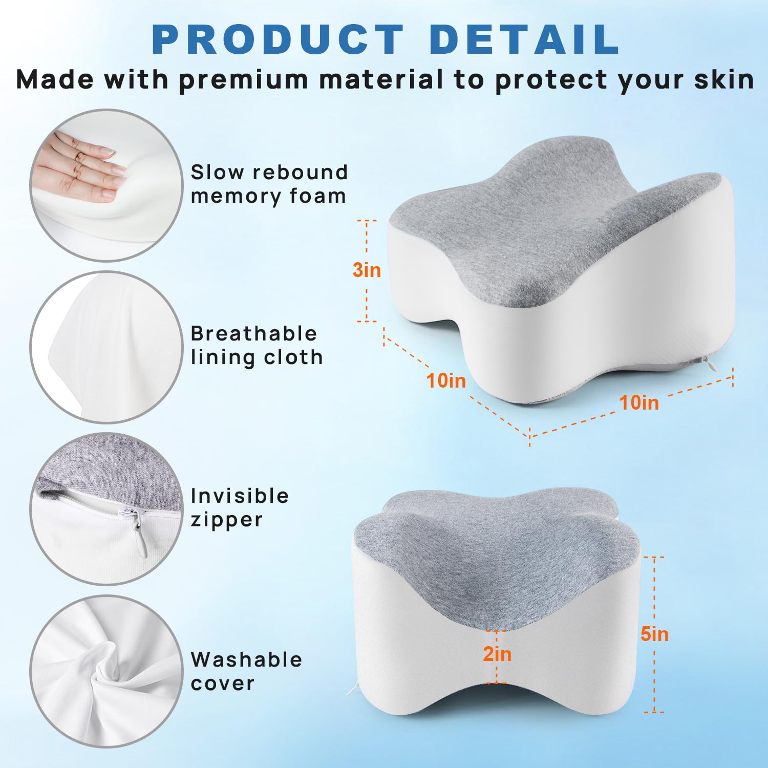 anzhixiu coussin en position entre les jambes réduction de torsion pelvienne