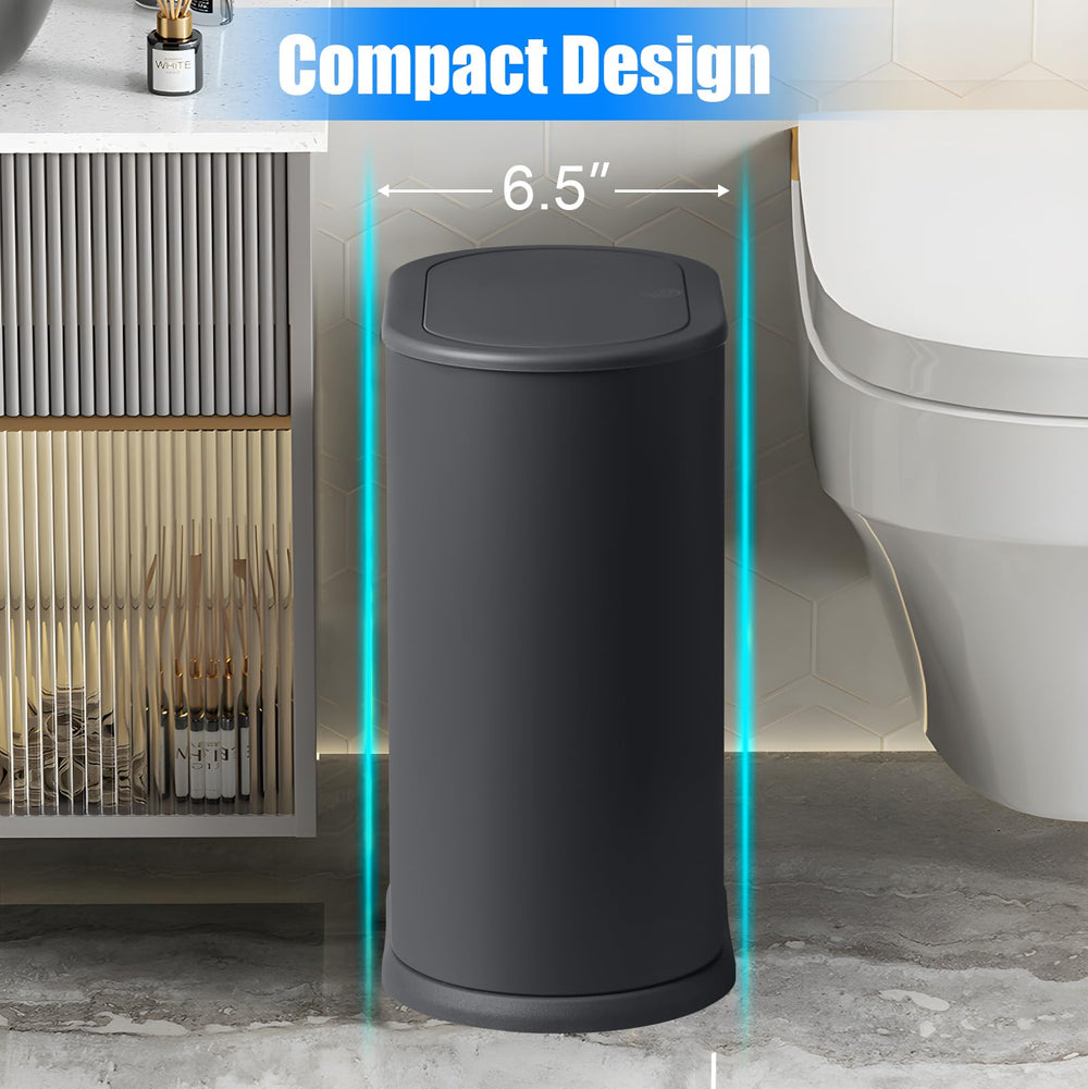 Anzoymx détail du couvercle pop-up pour limiter odeurs et humidité