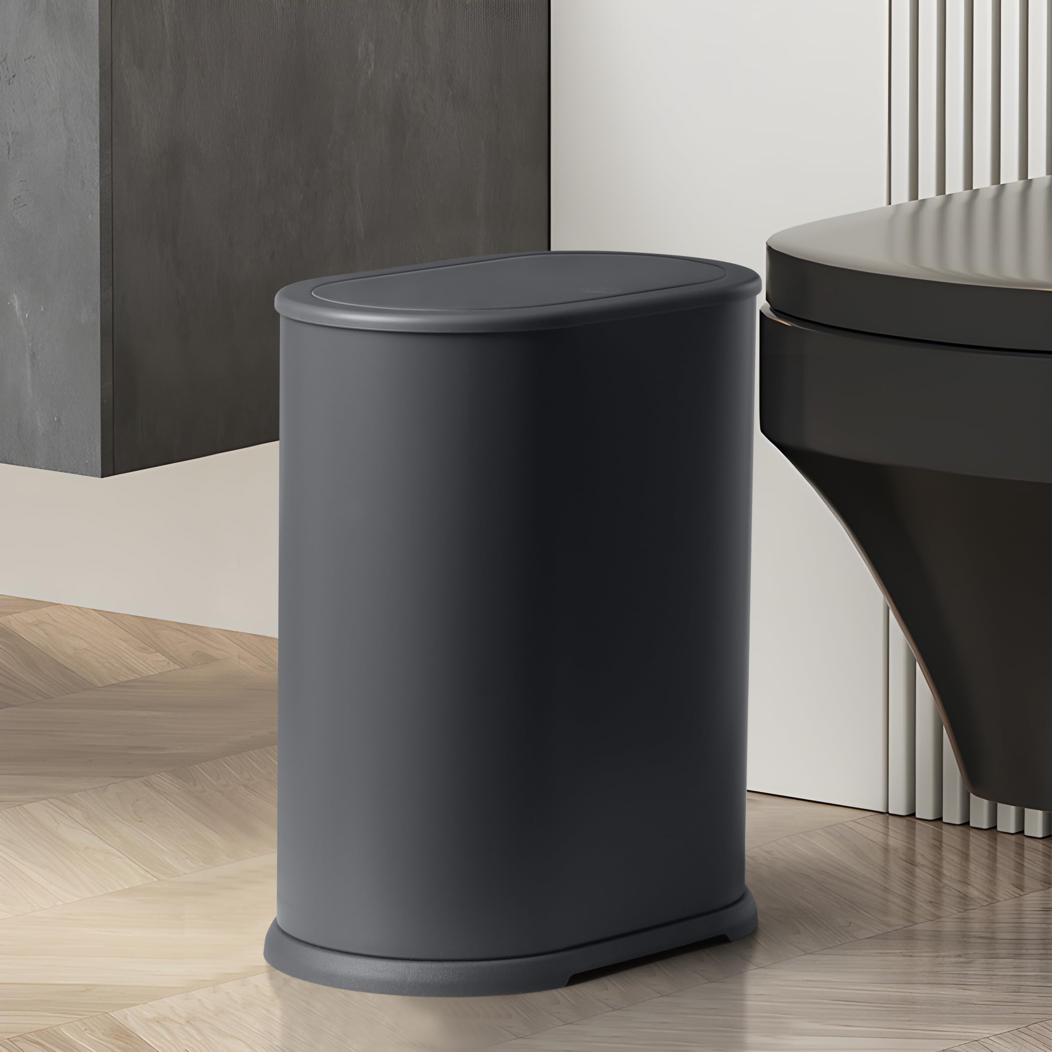 Anzoymx poubelle face avant compacte montrant design et gain de place