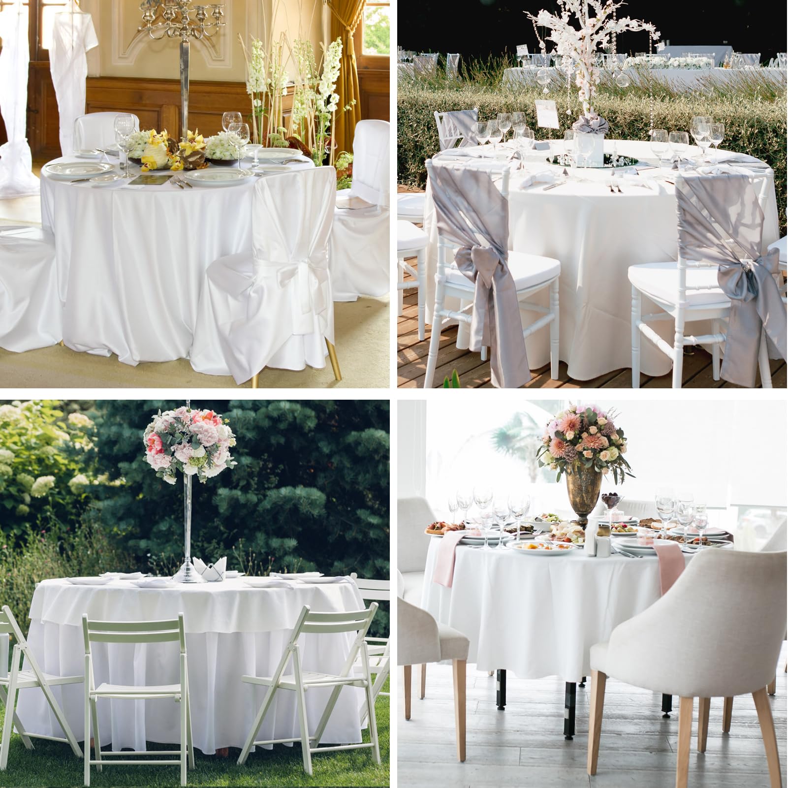 Aocoz nappe en scène de réception, rend la décoration harmonieuse
