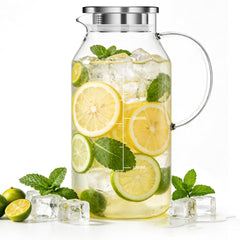 Aofmee pichet face avant montrant capacité 3,5 L et design transparent utile