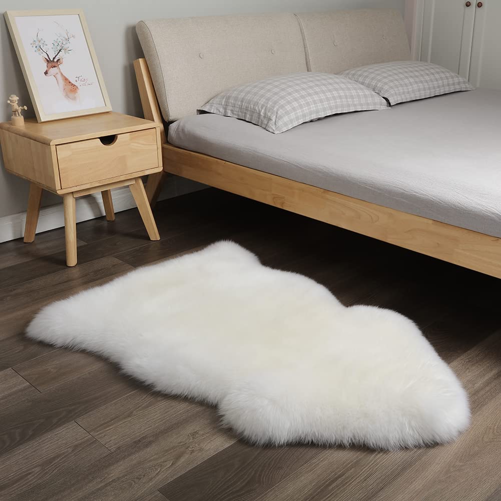 AOGELAN tapis face avant ivoire apportant chaleur et élégance