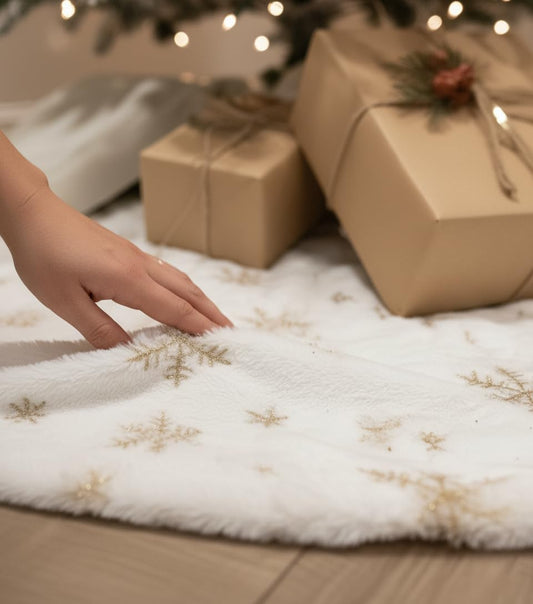 AOGU plan rapproché sequins flocon brillant pour effet festif