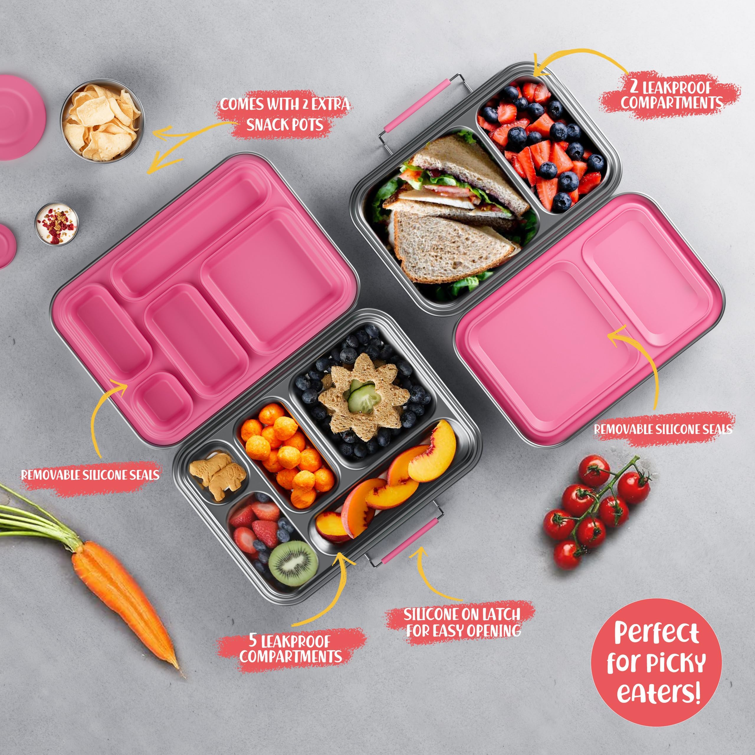 AOHEA boîte bento dans sac d'école montrant portabilité quotidienne