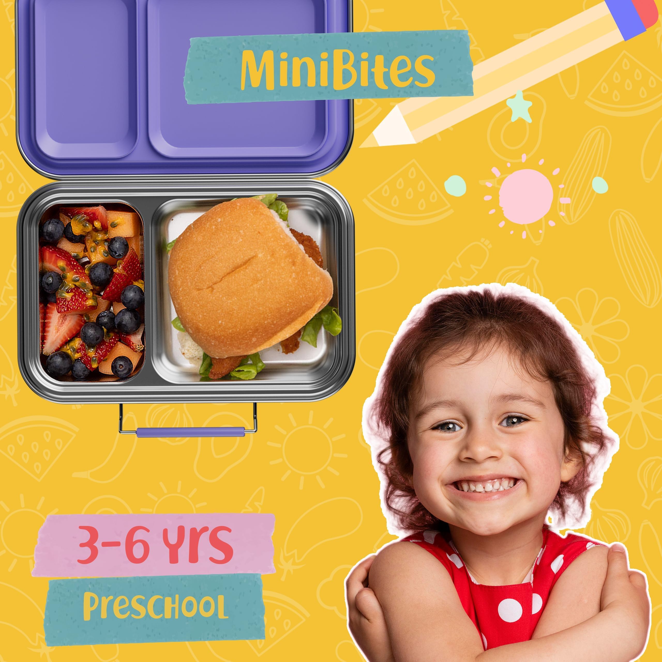 AOHEA boîte ouverte avec sandwich illustrant séparation pratique