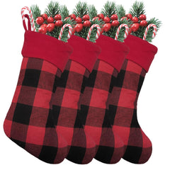 aokansha vue avant lot de quatre chaussettes pour décoration festive