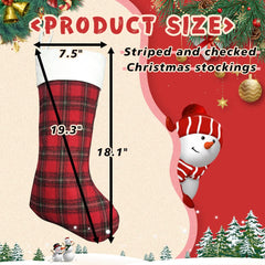 aokansha motif buffalo plaid détaillé, renforce look festif