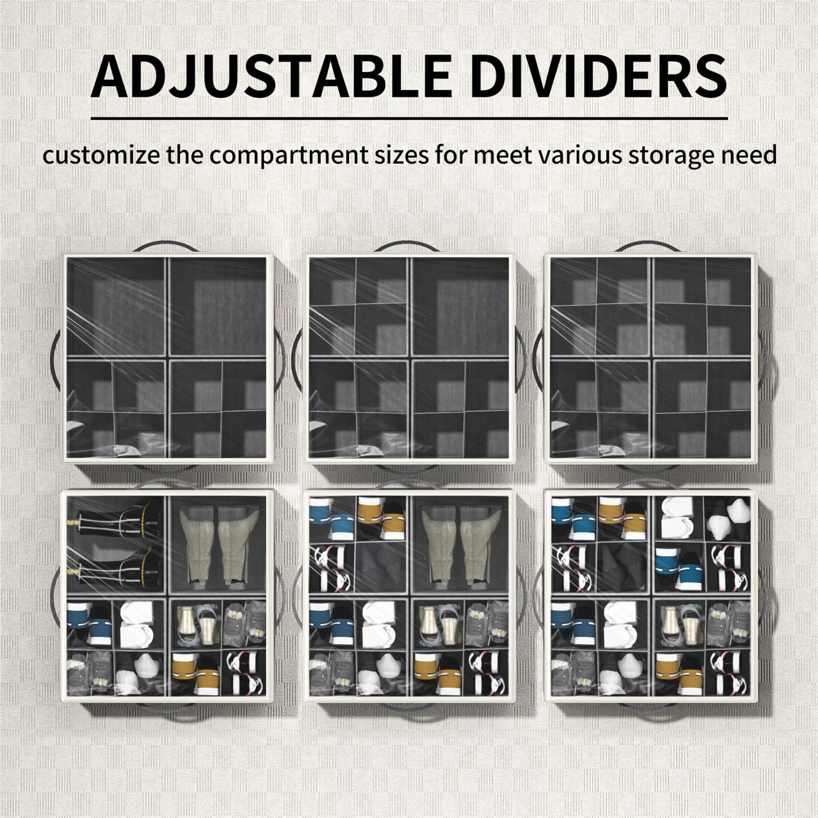 Aokeyee intérieur avec diviseurs modulables pour organisation personnalisée