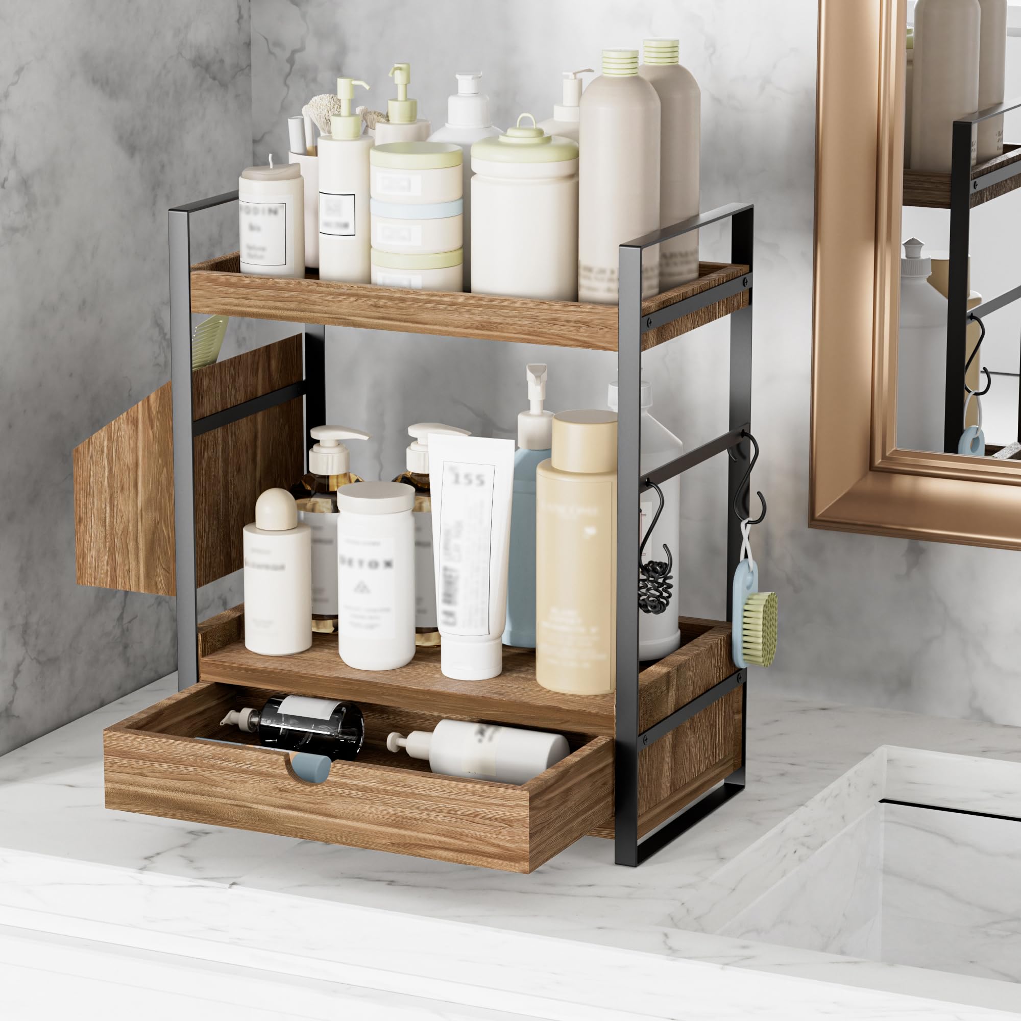 Aollewoiti panier latéral pour organiser produits faciles d'accès