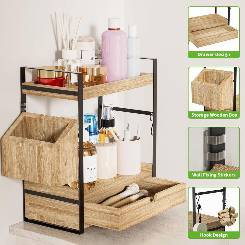 Aollewoiti panier latéral montré en gros plan facilitant séparation des petits objets