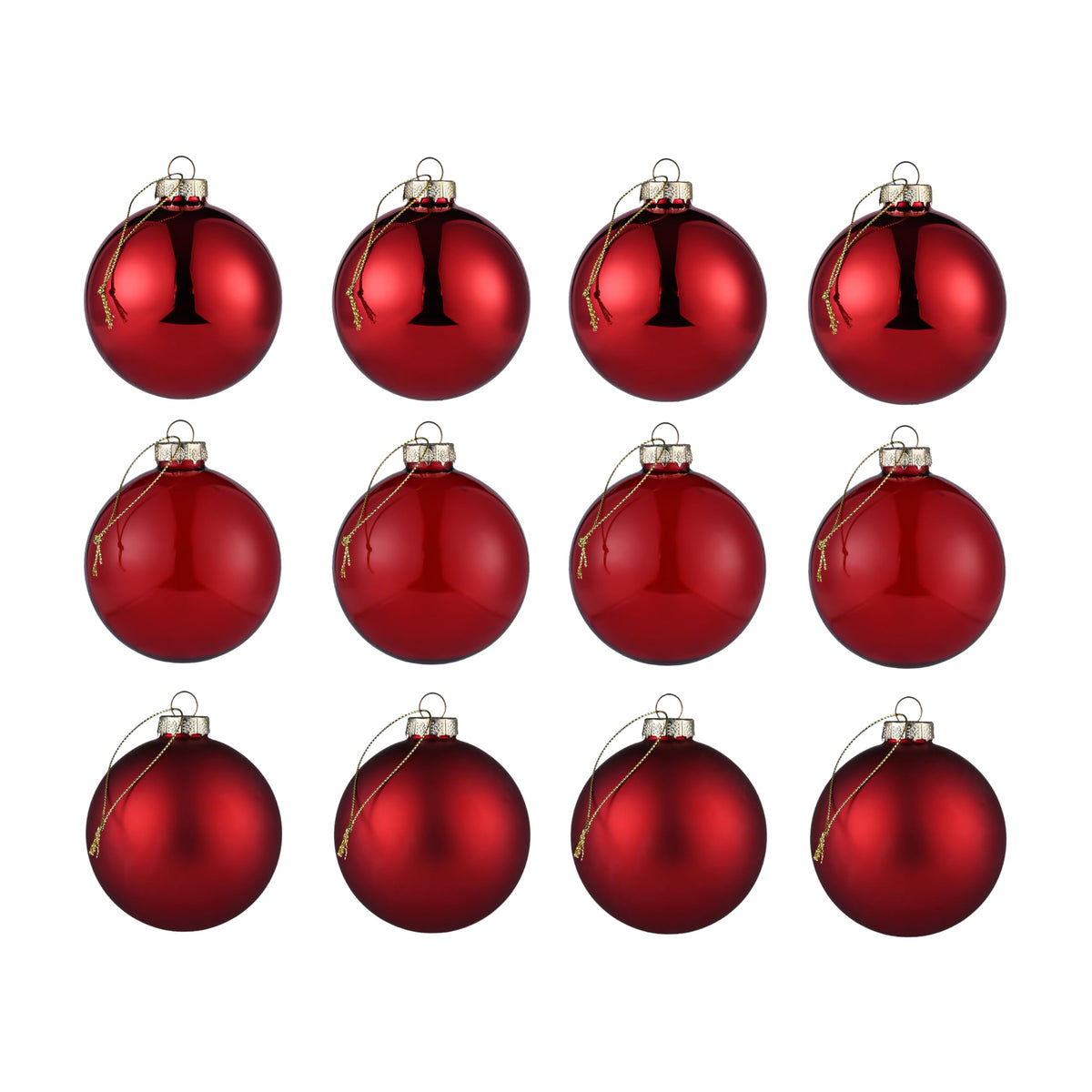 AOMOONOA boule rouge face avant montrant finition élégante et brillance