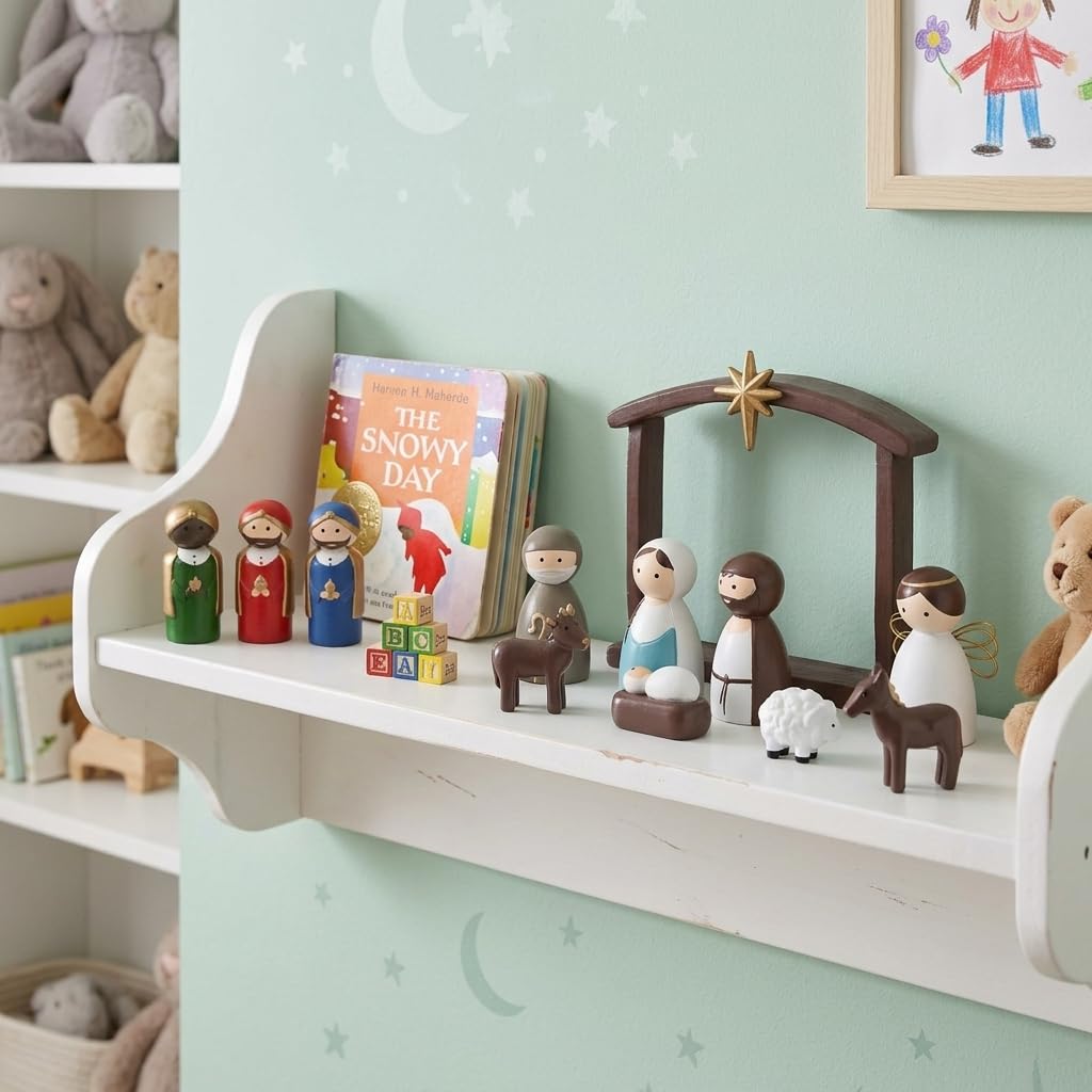 AOMOONOA figurines dans la main pour évaluer l'échelle pratique