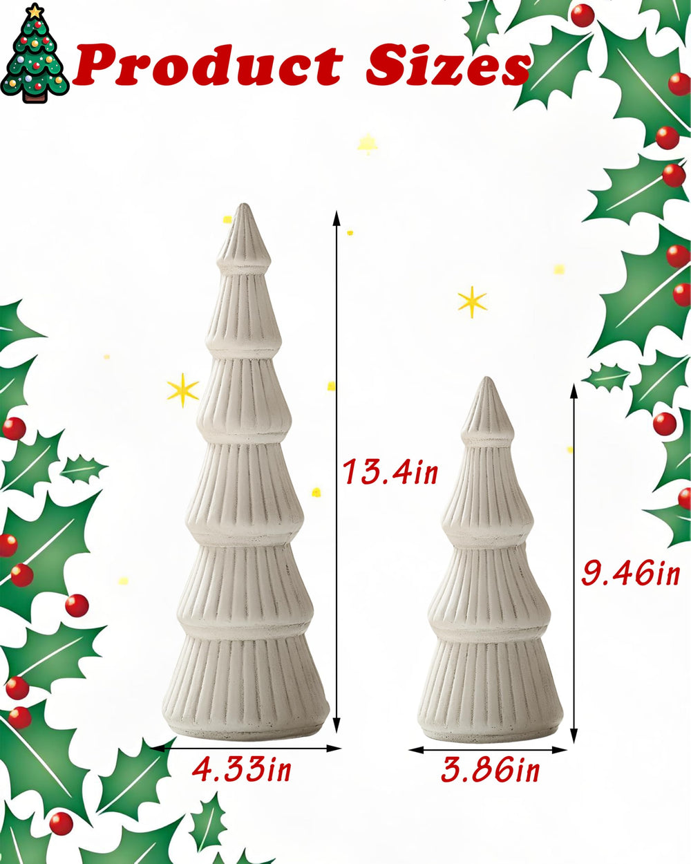 AOMOONOA sapin tenu en main pour montrer l'échelle pratique et transportable