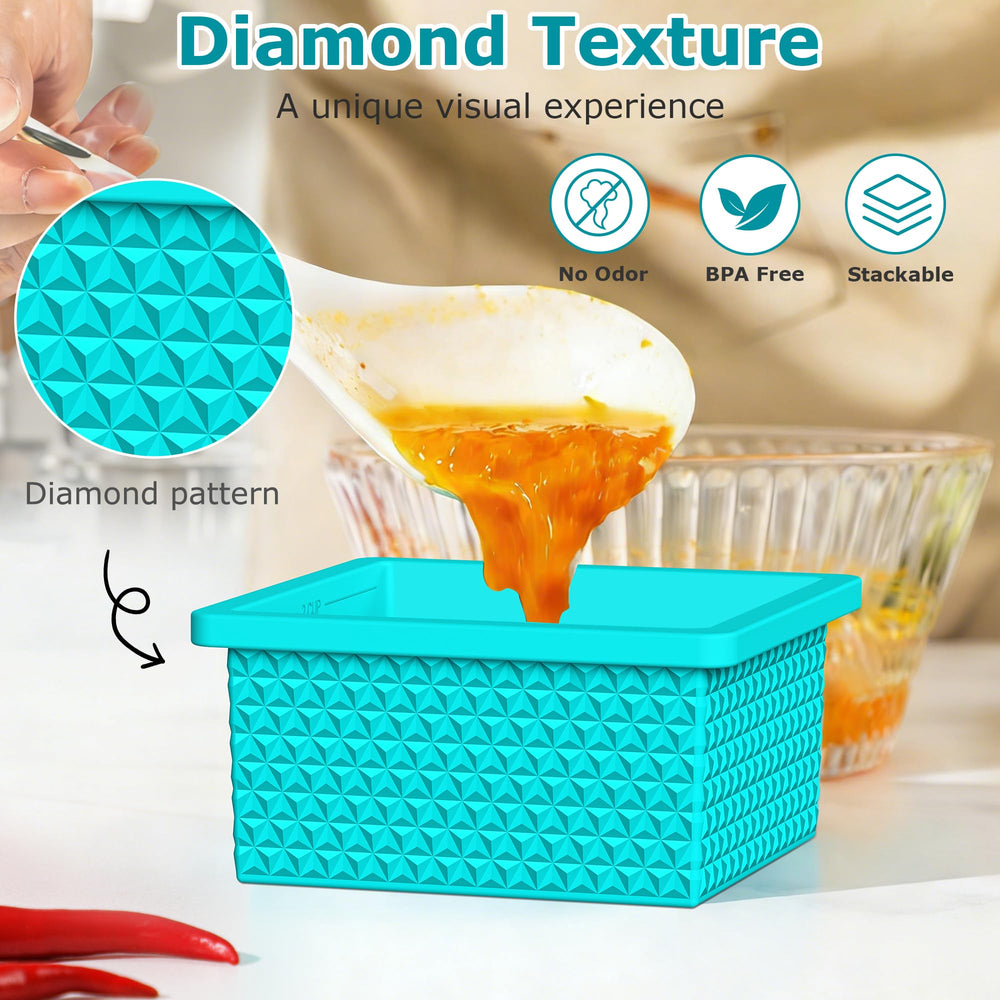 Aopigavi gros plan sur texture diamant en silicone, prise en main améliorée