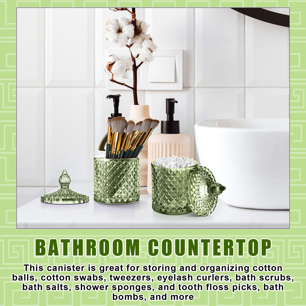 Aoriher en usage salle de bain organisant coton-tiges et accessoires