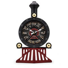 AOROTOE horloge locomotive vue avant apportant style rétro