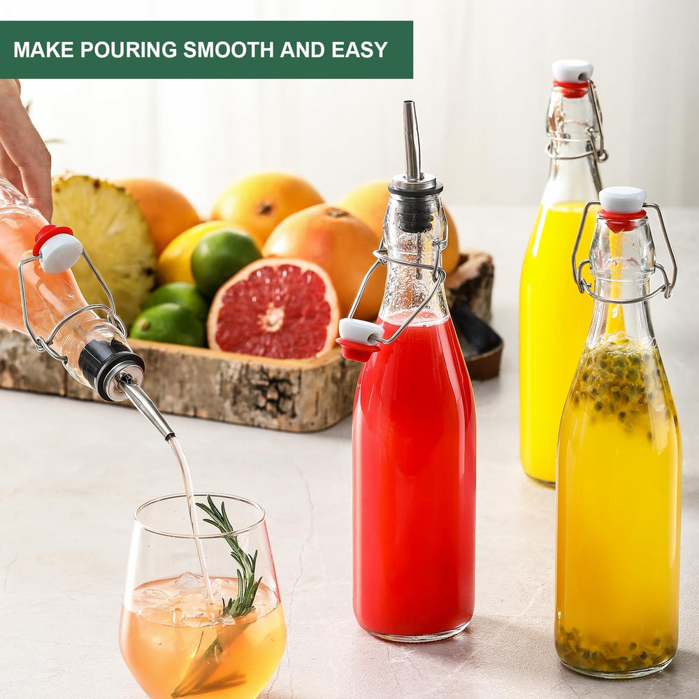 AOZITA bouteilles utilisées en cuisine pour stocker jus et sirops maison