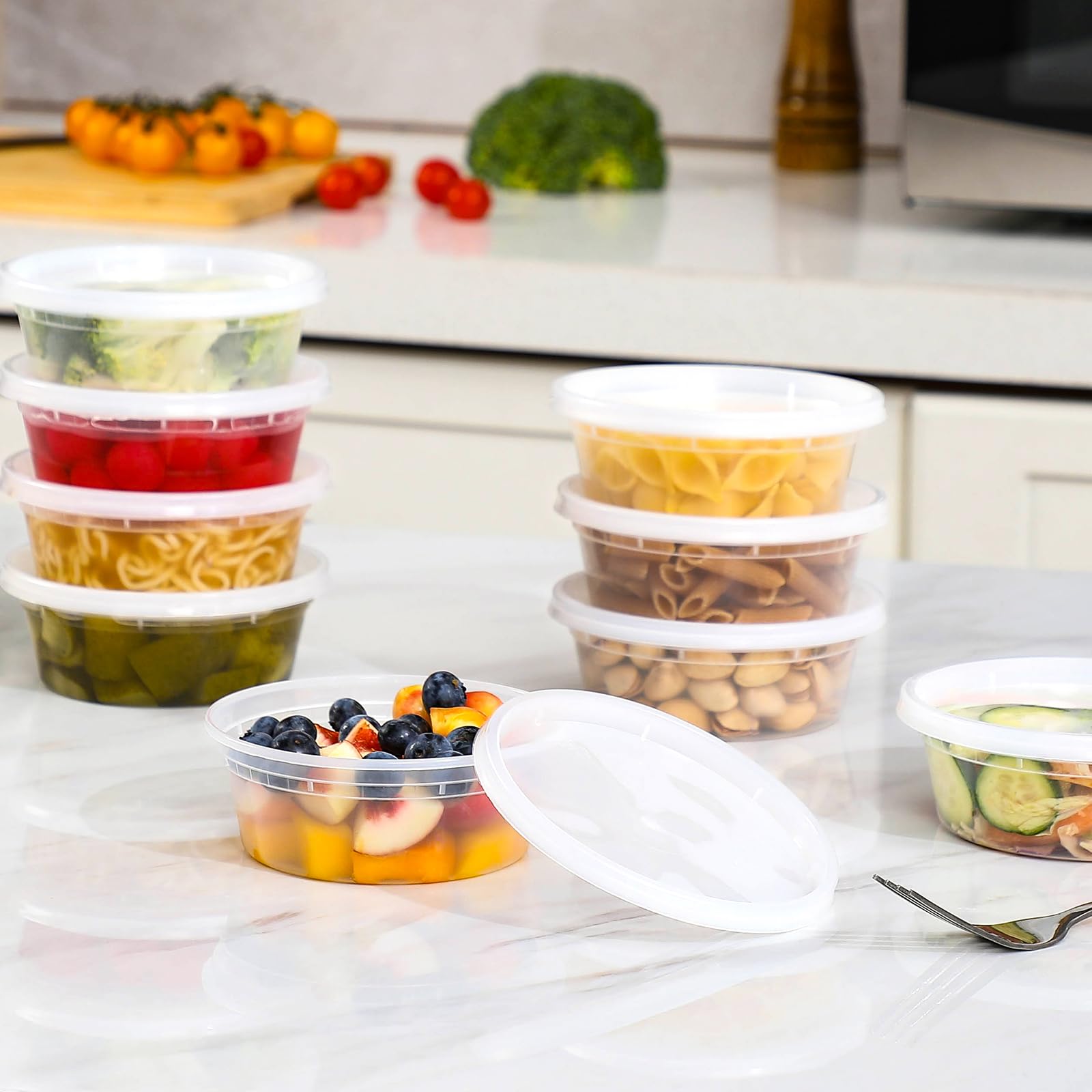 AOZITA contenant en usage pour préparation de repas avec portion individuelle