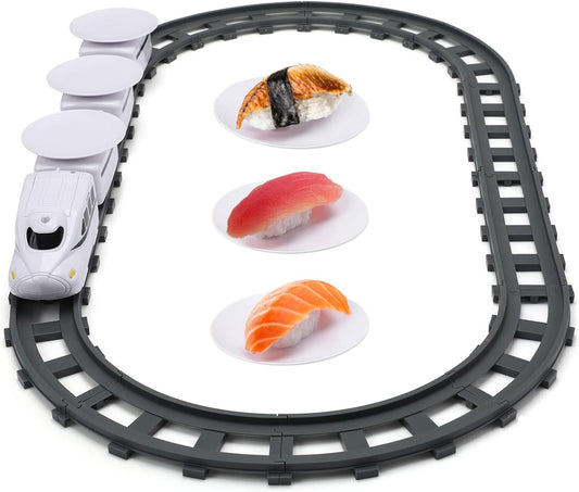 Apettoey vue d'ensemble du set train à sushis pour servir et amuser
