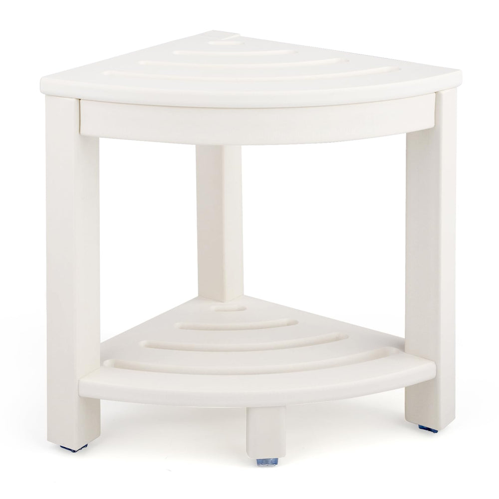 Apolimi tabouret d'angle face visible, assise stable pour gain d'espace