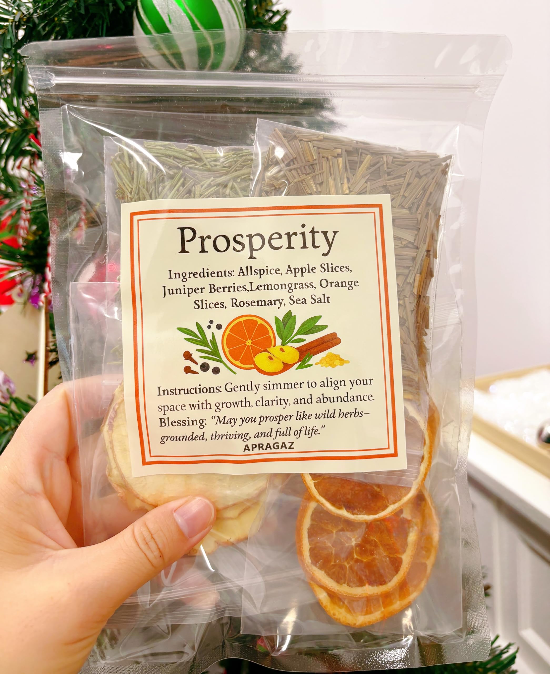 Apragaz détail d'agrumes séchés offrant fraîcheur naturelle dans chaque sachet