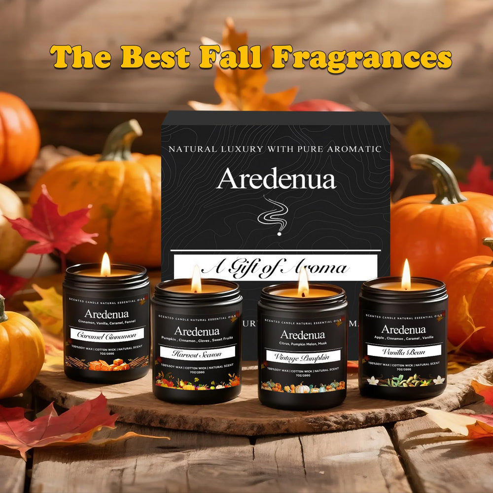 Aredenua étiquette parfum citrouille, note chaleureuse et gourmande