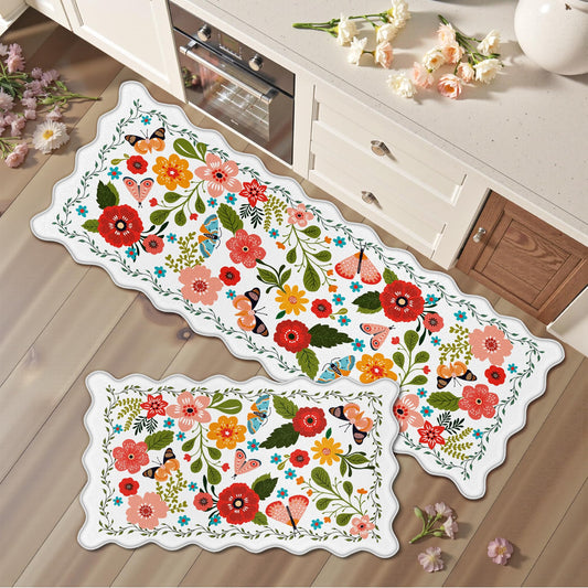 Arenarug vue frontale du tapis blanc offrant confort décoratif