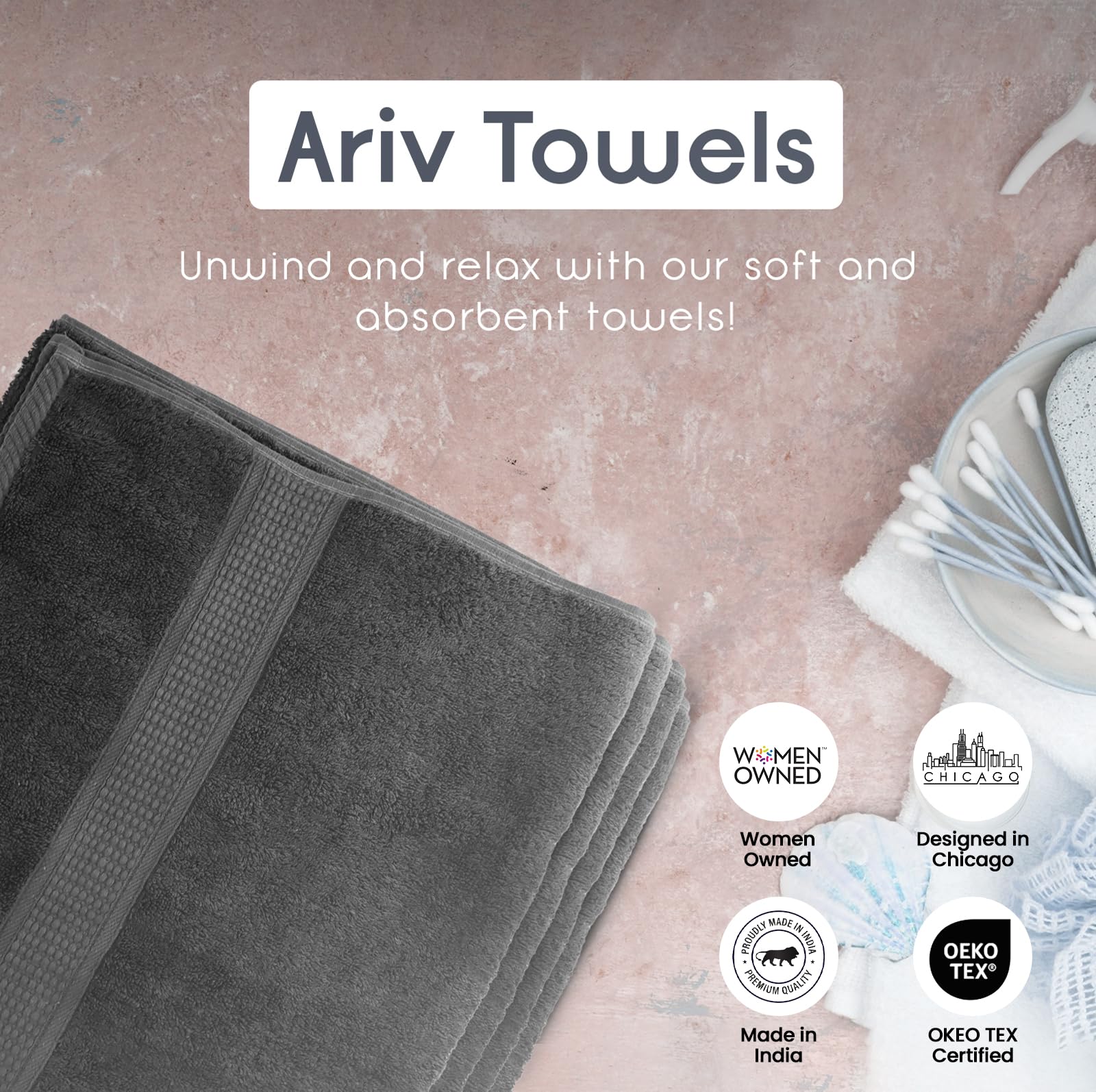 Ariv gants de toilette utilisés au lavabo montrant praticité et douceur pour le visage